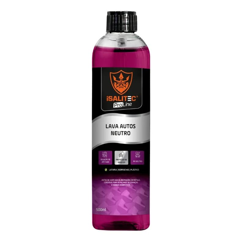 Shampoo Automotivo Neutro Isalitec 500ml Brilho Proteção Uv