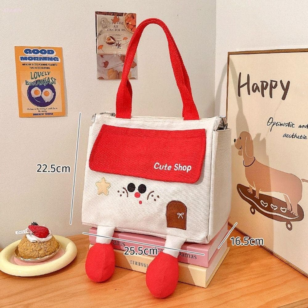 Bolsa De Lancheira Para Casa ADAMES , Sacola Isolada Portátil Fofa , Pequena De Desenho Animado Com Filme De Alumínio Es