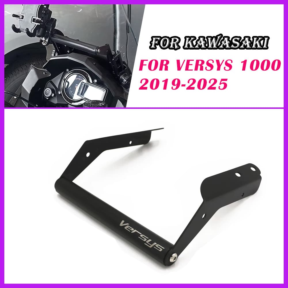 Para Versys 1000 GPS Suporte De Navegação Telefone Barra Frontal Montagem KAWASAKI 1000SE 2024 2020-2025 Versys1000 Aces