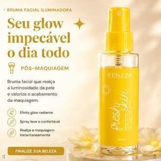 Bruma Facial Fresh Skin Maracujá + Kiwi 120ml - Fenzza