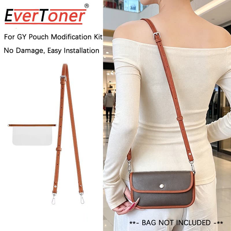 Kit De Modificação De Alça Crossbody EverToner , De Ombro De Substituição Ajustável Para Mini Carteira Removível , Acess