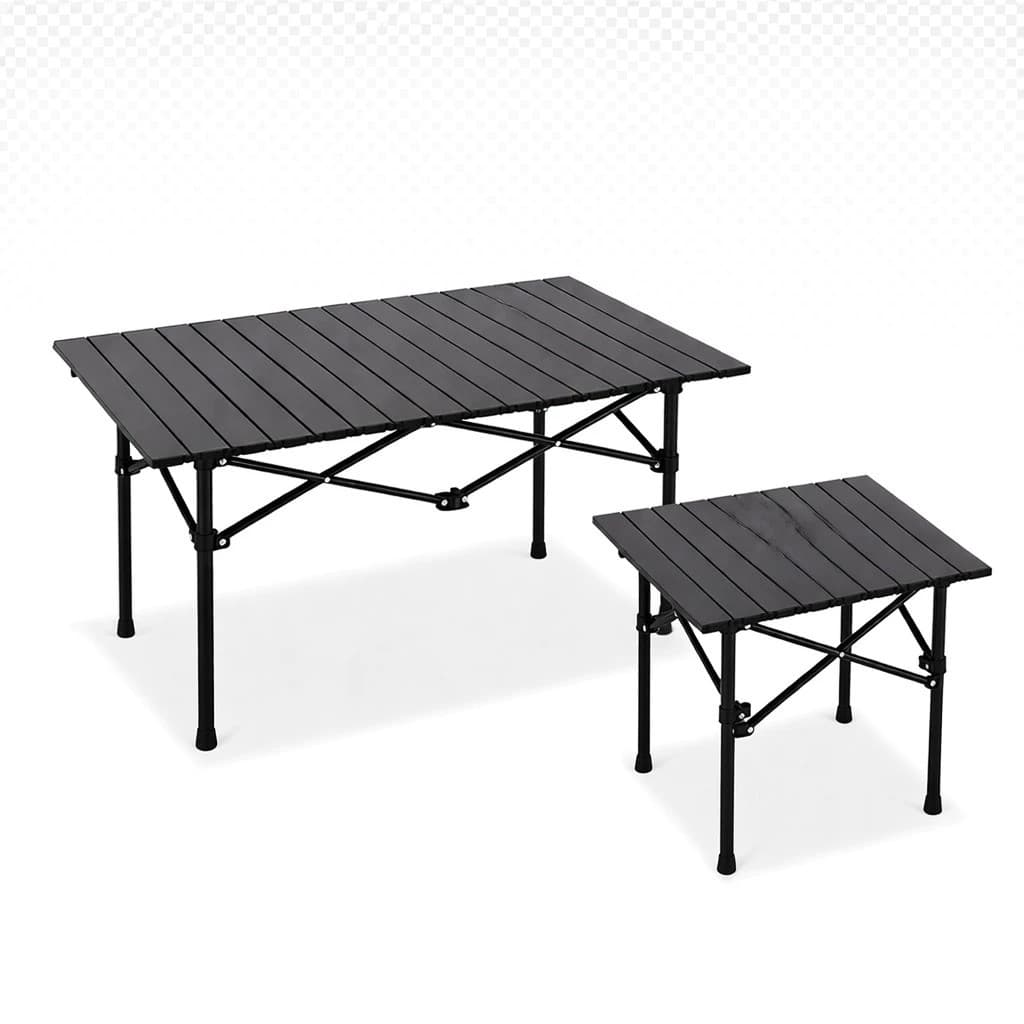 Mesa Dobrável Tamanho Grande em Liga de Alumínio, Portátil para Atividades ao Ar Livre, Churrasco, Praia e Acampamento
