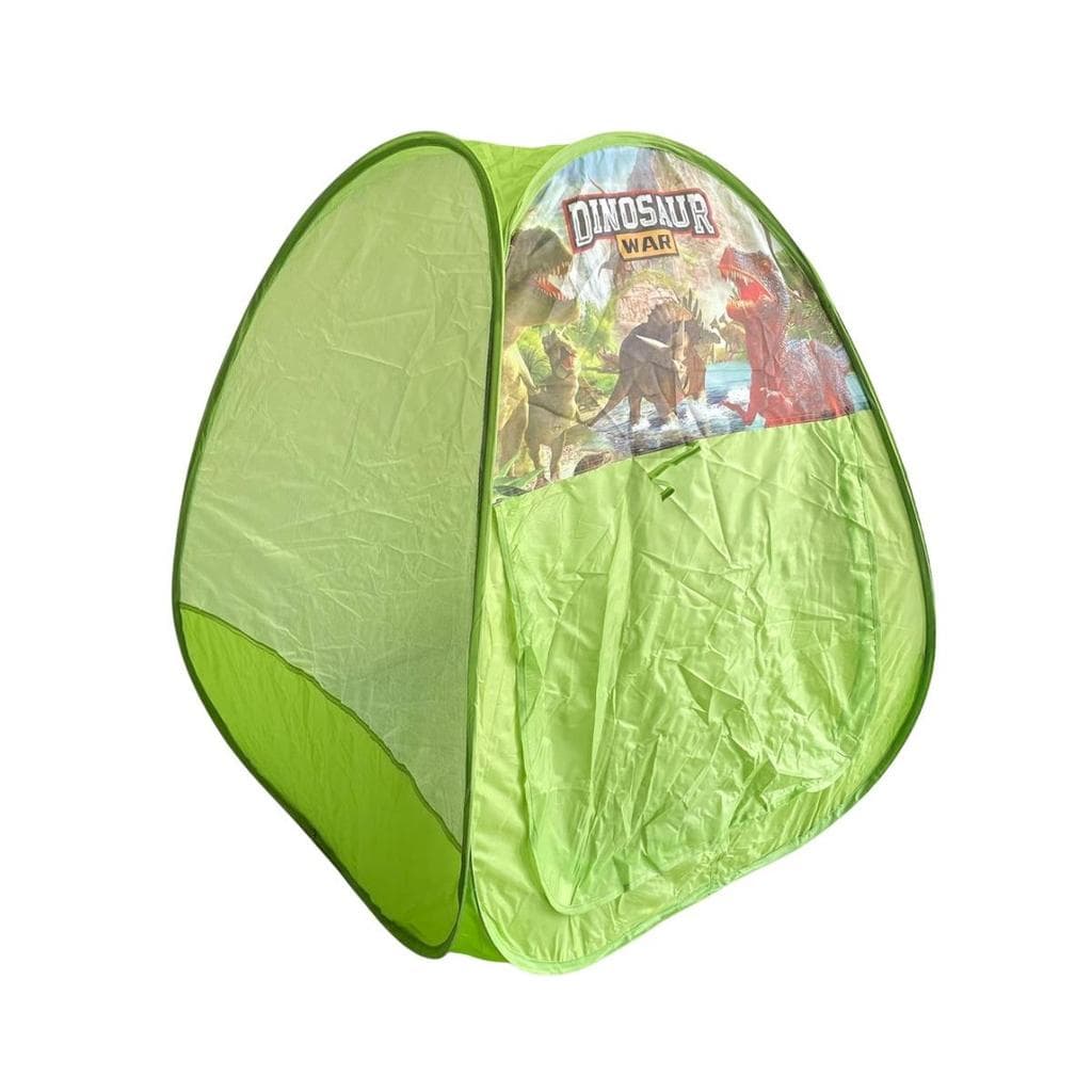 Barraca Cabana Toca Infantil Verde Dinossauro Portátil