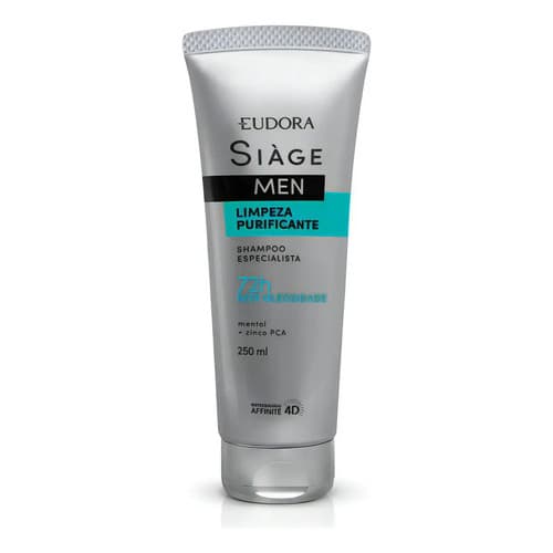 Eudora Siàge Men Limpeza Purificante Shampoo 250ml