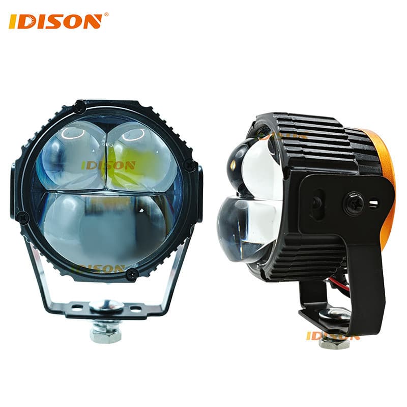 MT3 Future Eye Farol de Motocicleta com Lente de Feixe Duplo de 2,5 polegadas, Super Brilhante, Impermeável, com Feixe D