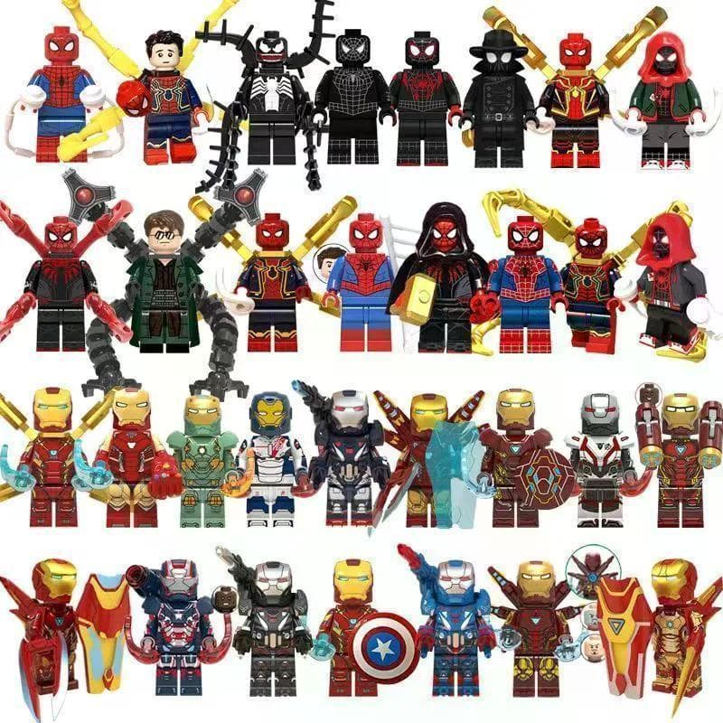2026 novo estilo compatível Lego Marvel vingadores bloco de construção brinquedo homem ferro super-herói montagem minifi