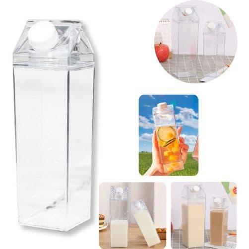 Garrafa Bebidas Acrilico Transparente Creative 500ml Armazenar Suco Agua