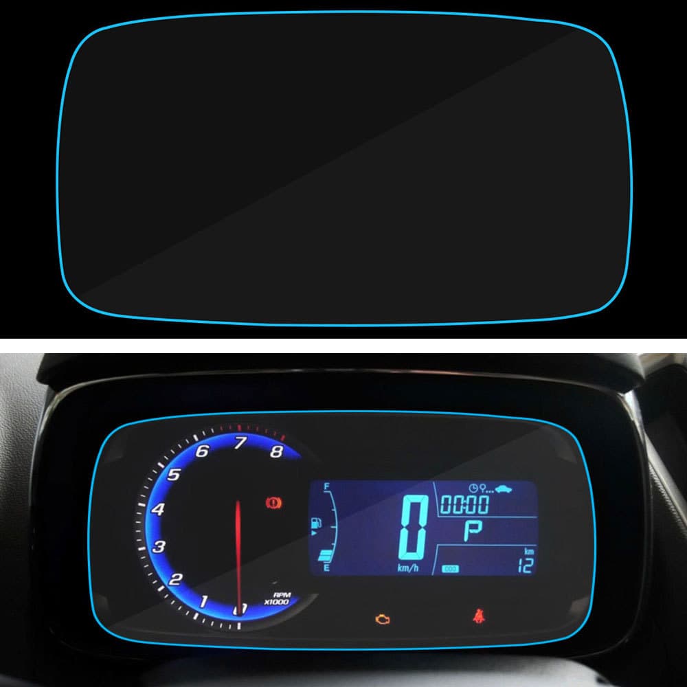Filme De PVC Para Tela Do Painel De Instrumentos Chevrolet Trax 2014-2017 2018 2019 LHD De Membrana Carro Acessórios De