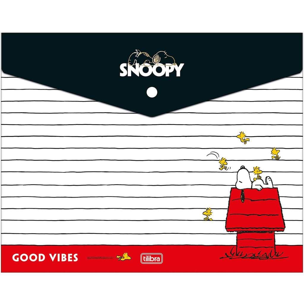 Pasta Envelope Snoopy Peanuts A4 Tilibra