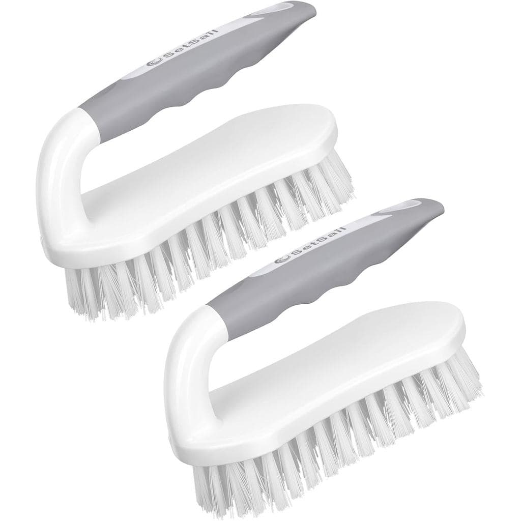 Escova de Limpeza SetSail, Escovas de Limpeza de Alta Resistência com Cerdas Rígidas para Limpeza de Chuveiro, Banheiro,