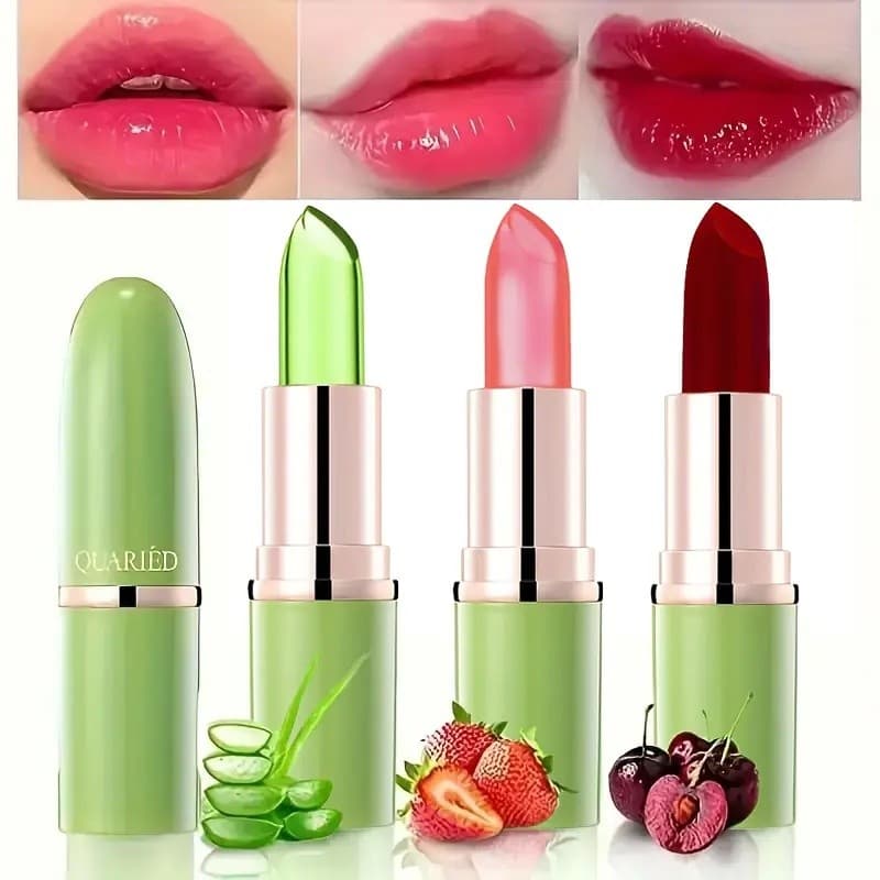 3ps24-Hourolor-hangingLipBalm,Lipare,comEfeito-Lipstik,Aloeera-Enrihed,Hipoalergênico,HidratanteAcabamento-Mate,Hidrataç