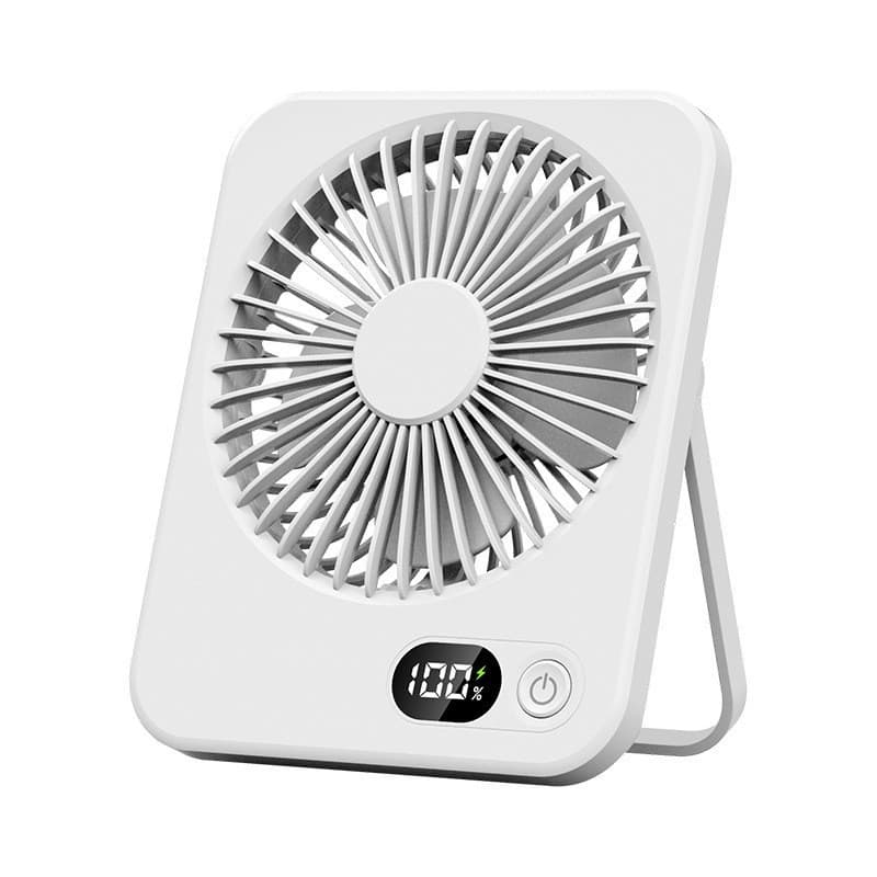 Desktop Mini carregamento usb silencioso elétrico pequeno ventilador pode pendurar pode suportar portátil longa vida úti
