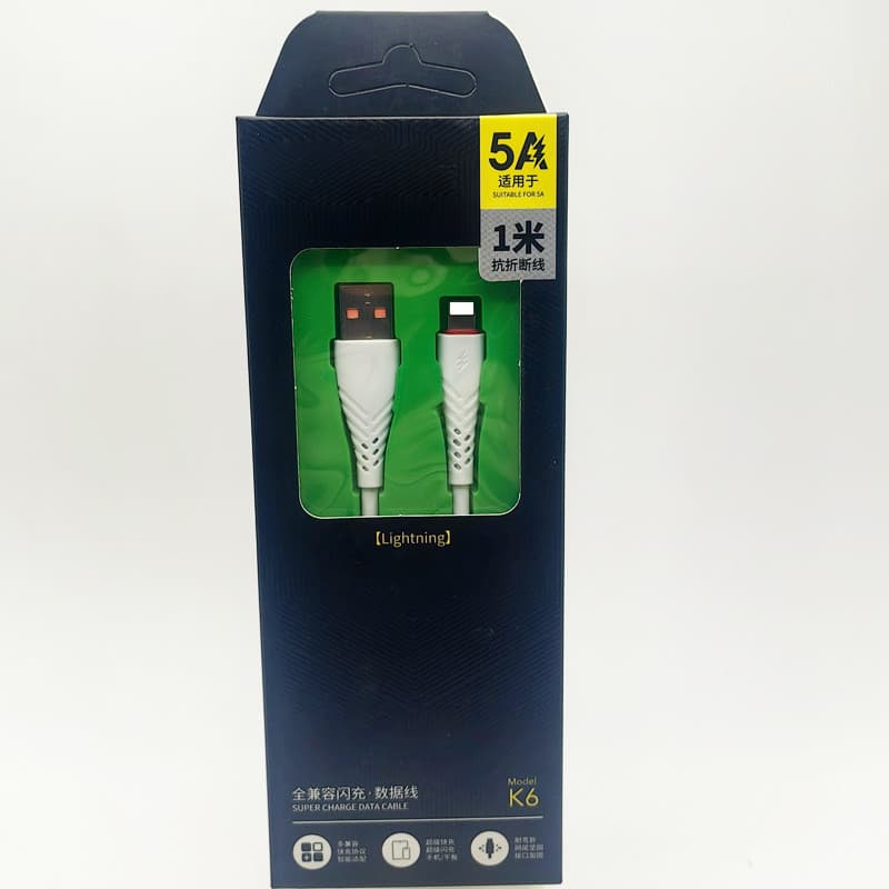 Cabo de carregamento de alta qualidade para telefones Oppo, compatível com Huawei e Xiaomi, cabo de 168W, envelope verme
