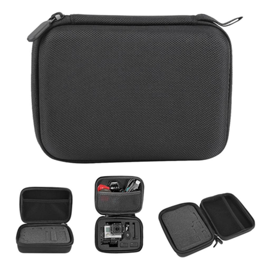 EVA preto portátil à prova de choque bolsa de armazenamento para acessórios de câmera GoPro Hero