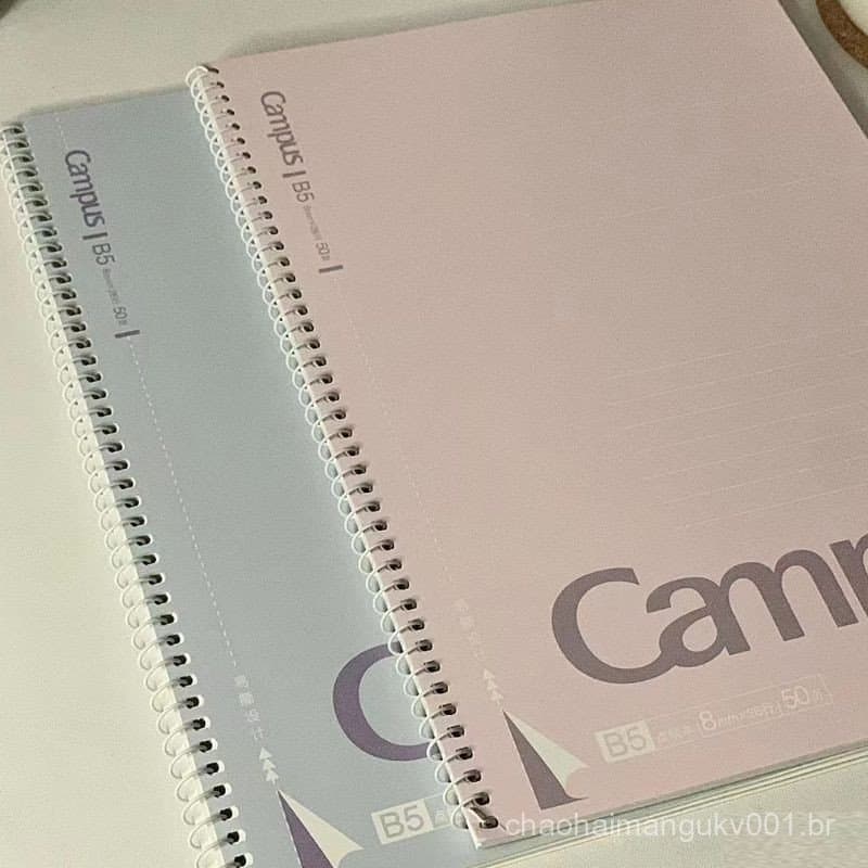 Puffocatˇtˇ KOKUYO Caderno de Notas em Bobina Campus Caderno de Notas para Alunos da Linha Dot Student Use Bloco de Nota