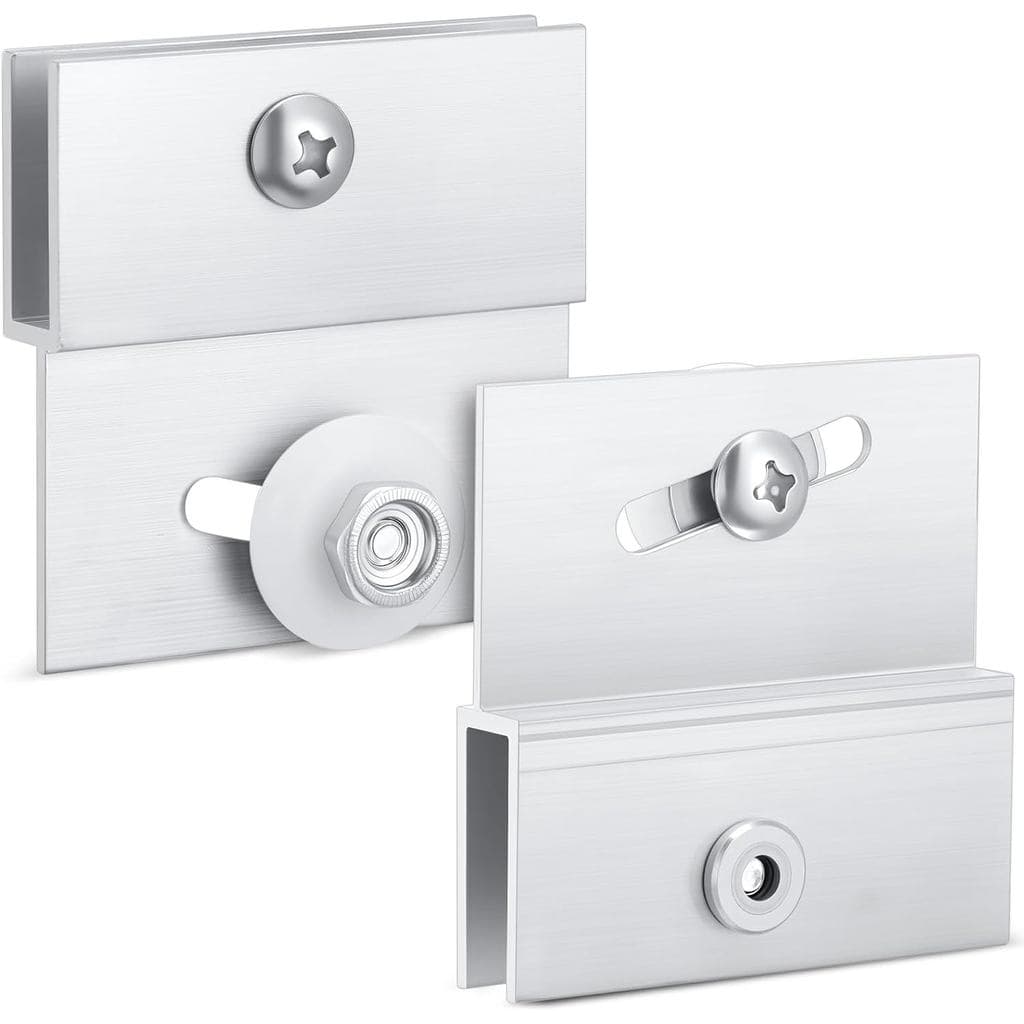 Yaocom 2 Peças M 6054 Conjunto de Roldanas para Porta de Chuveiro Sem Moldura, Roldana Superior, Roda Plástica Redonda d