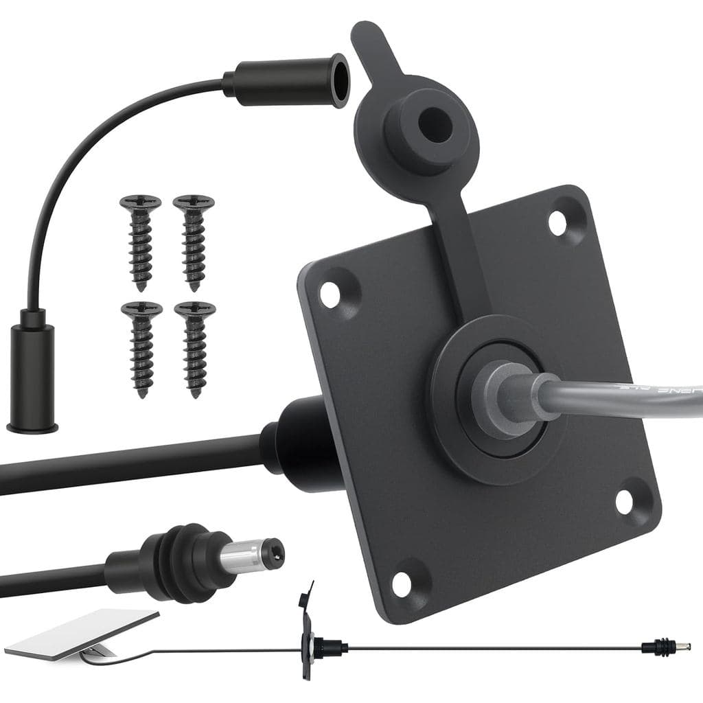 Kit de Passagem de Parede à Prova d'Água para Starlink Mini, Adaptador Fêmea DC 5.5×2.1mm Incluído, Porta de Entrada de