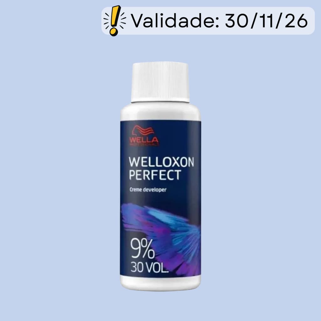 Oxidante Wella Welloxon Perfect Trilux 9% 30 Vol 60ml