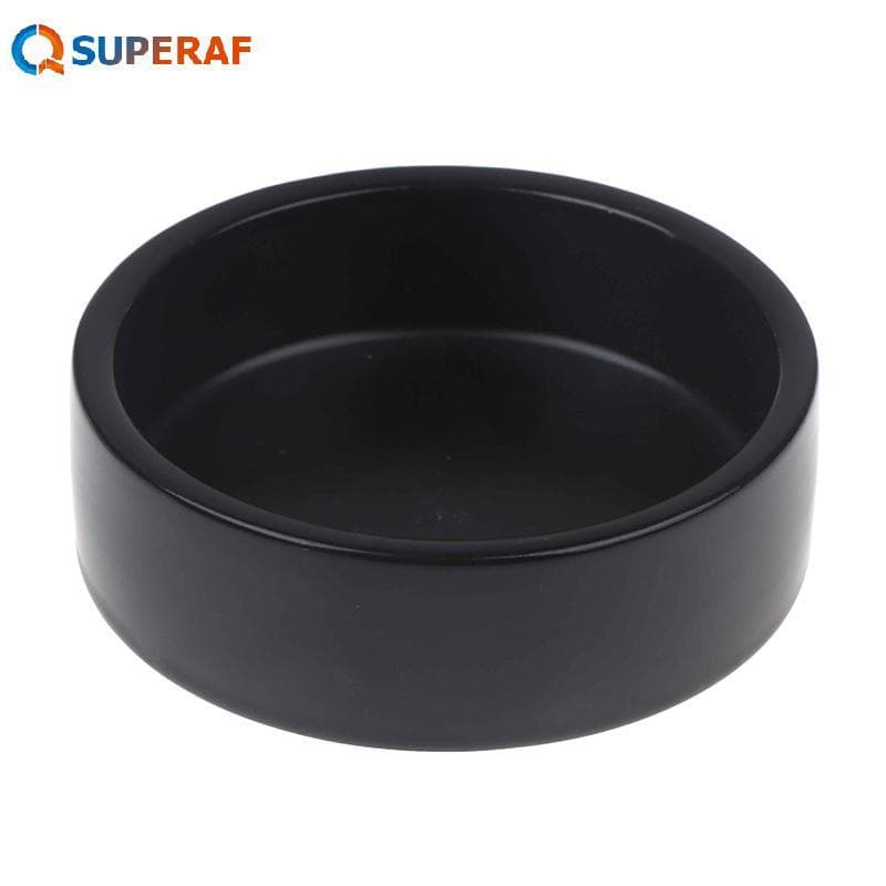 SUPERAF Tigela De Comida Para Répteis , Prato Alimentador De Cerâmica Anti-Fuga , Água Branca Caranguejo Eremita , Geo C