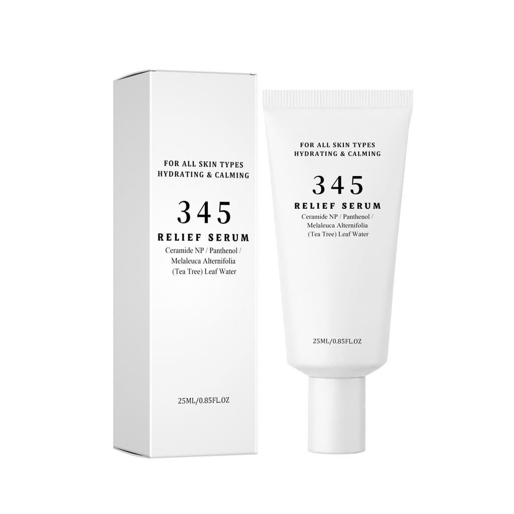 2 Peças de Sérum Calmante 345 |   Sérum Facial Hidratante e Calmante |   Com Ceramida, Pantenol e Óleo de Tea Tree |   A