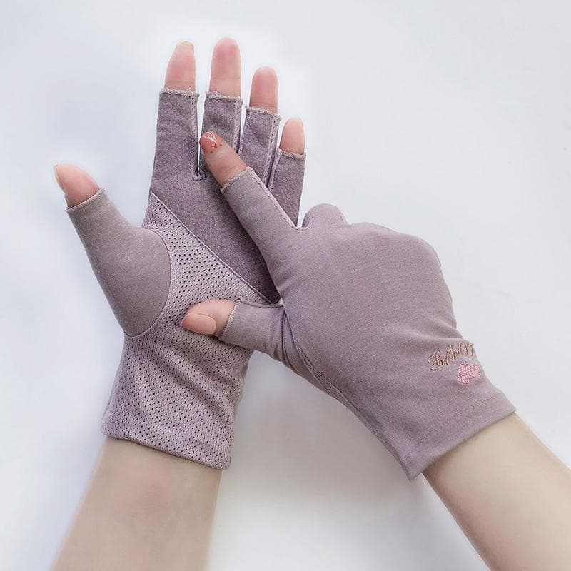 (WHDR) 1 Par De Luvas Anti UV Para Unhas Luva De Proteção De Gel Manicure Sem Dedos Ferramentas Arte Em Lâmpada LED Seca