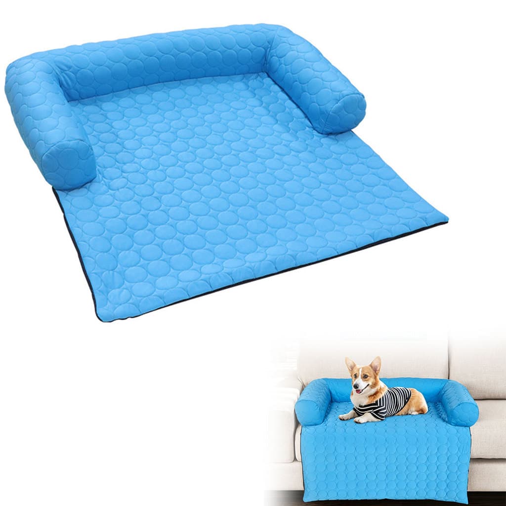 Tapete De Tecido Para Animais De Estimação , 74 * 74CM , Com Reforço , Quatro Estações , Seda Gelada Universal , Cachorr