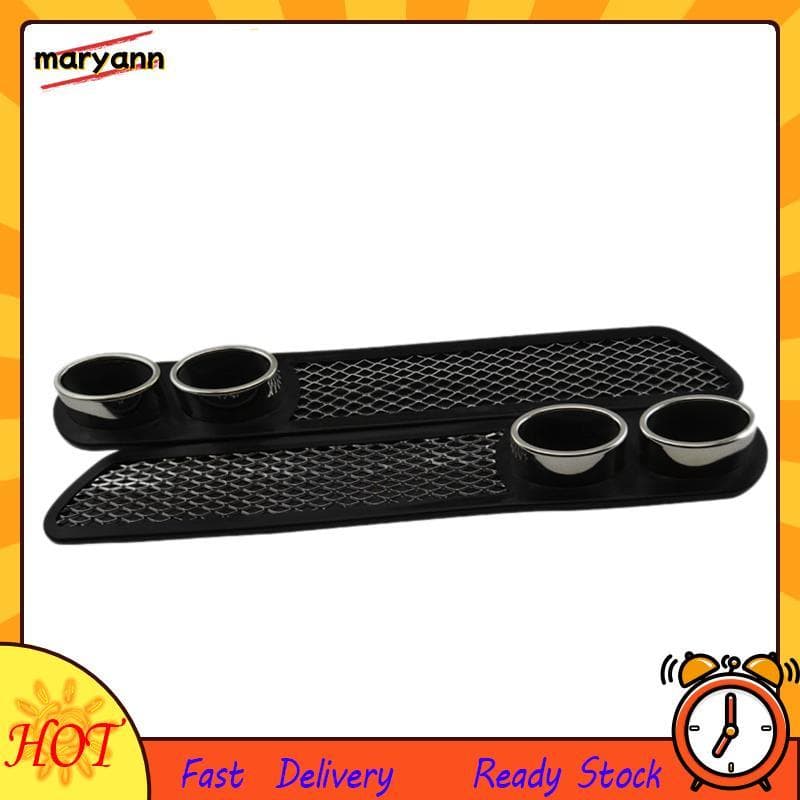 2 Pçs Carro Universal Tubo De Escape Fita Adesiva Simulação Grade Duplo Ventilação