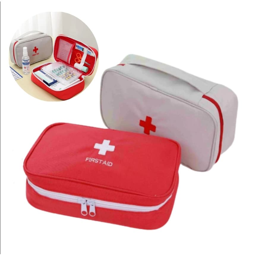 Necessaire Primeiros Socorros Porta Remédio Kit Viagem