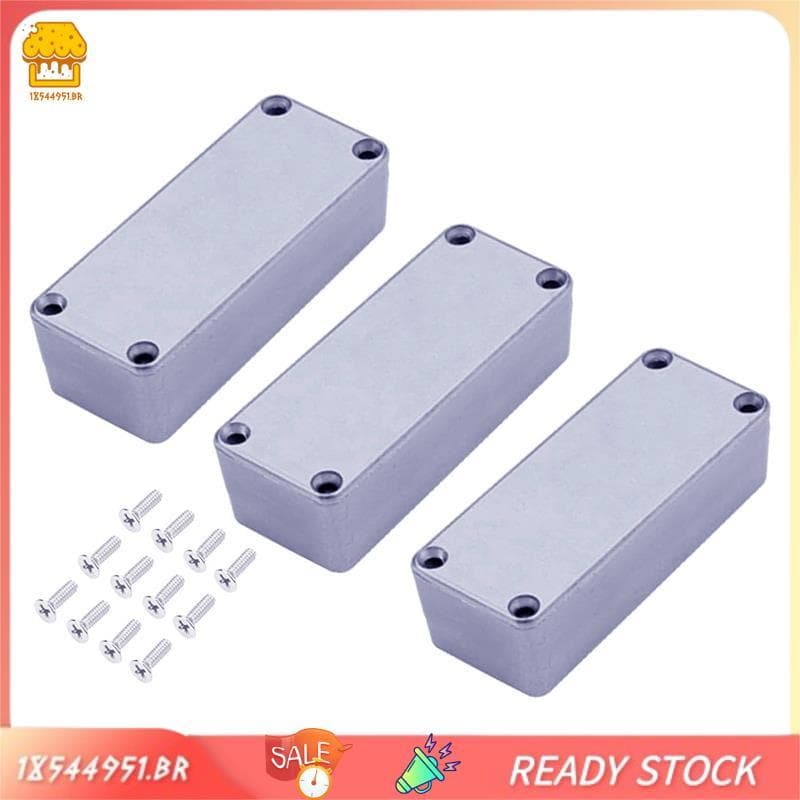 [18544951 . br] 1590A Gabinete De Pedal De Efeitos De Guitarra De Alumínio 92x38x31mm Caixa De Stomp Fundida Inacabada P