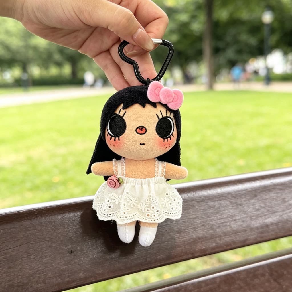 ((Apenas acessórios) 10-17cm saia de boneca de algodão coreano atacado boneca vestir roupas Xiaoyu chorando boneca adequ