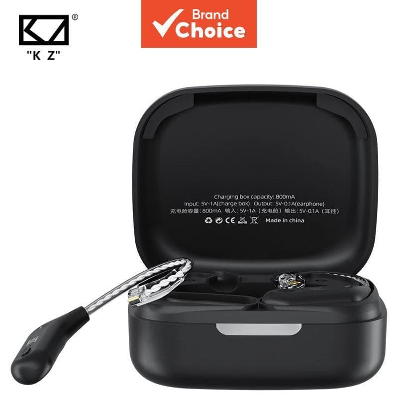 KZ AZ09 Adaptador De Fones De Ouvido Bluetooth 5.2 Sem Fio Pendurados Com Controle De Toque Cabo De Atualização HIFI Gan