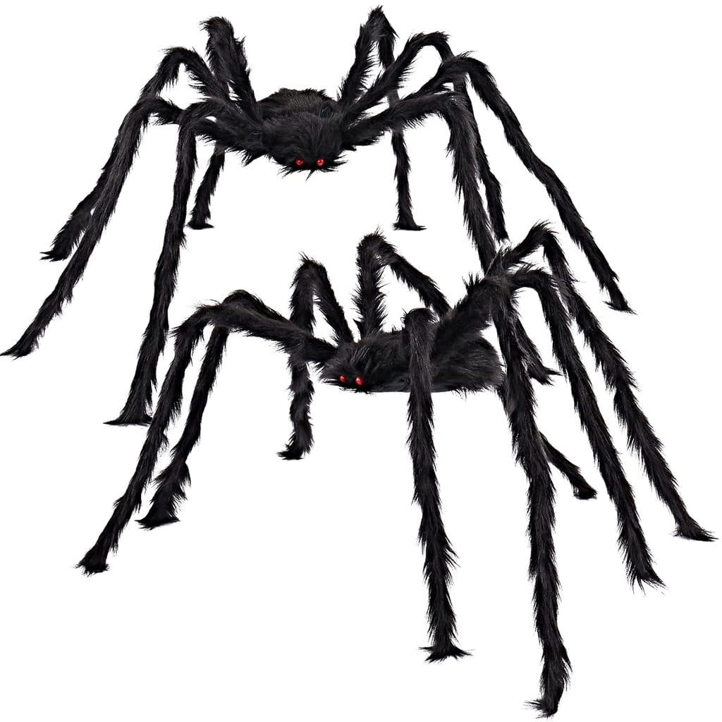 Teia de aranha extra grande, teia de aranha triangular, adereços de decoração de Halloween, brincadeira de festa, aranha