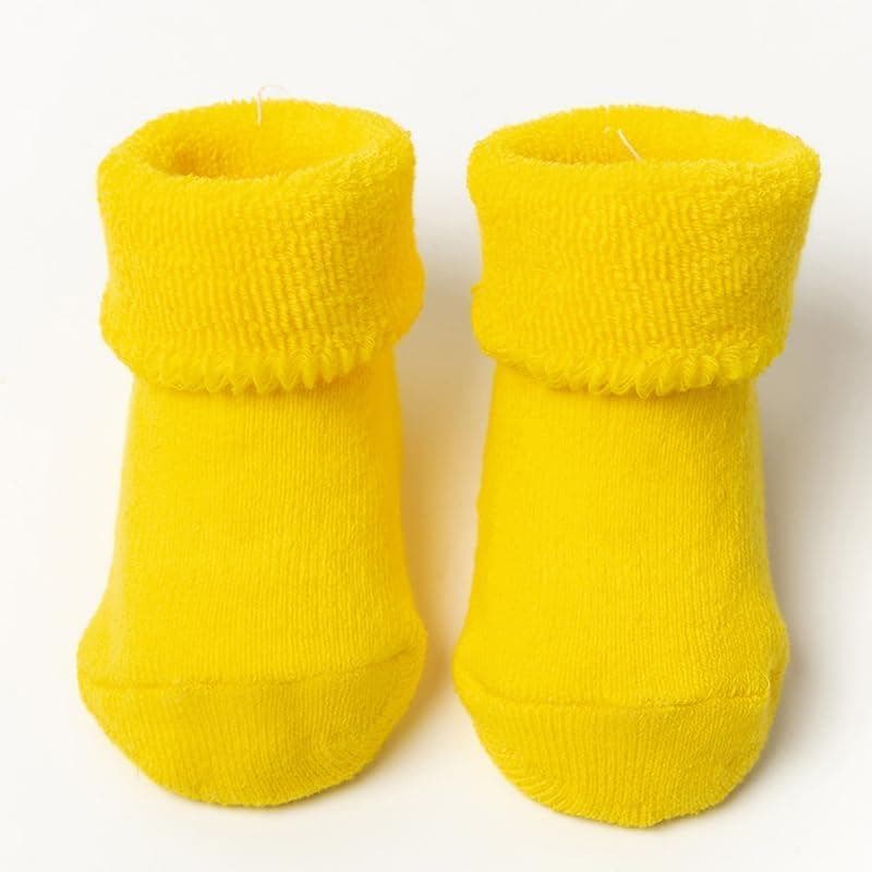 Meias de Algodão Antiderrapantes para Bebê, Macias, Casuais, de Comprimento Médio, Meias Antiderrapantes para o Chão 9T9