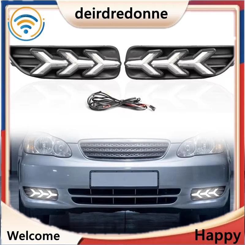 Para Versão Dos Eua 2003-2005 LED Luz De Circulação Diurna DRL Frente Nevoeiro Turn Signal Light Acessórios