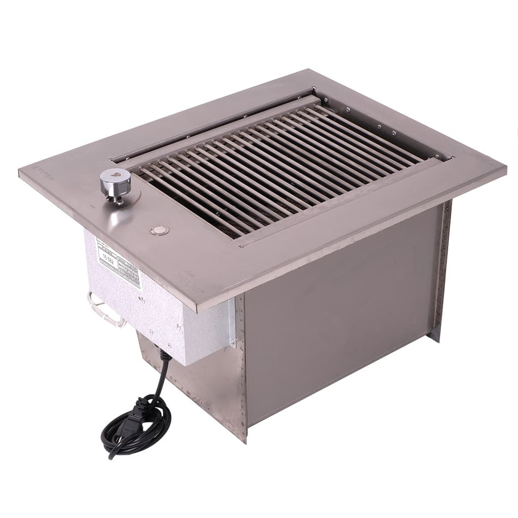 Churrasqueira Grill de Embutir a Gás com Veneziana Diamond Little Titan