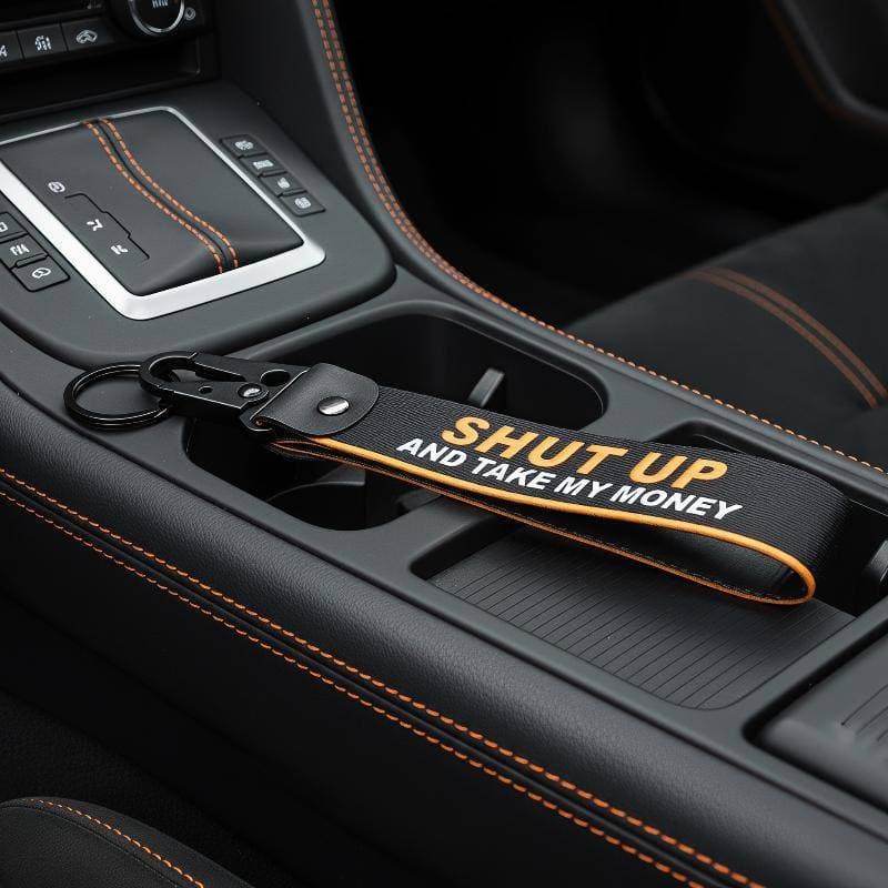 Slate Luy Gato Chave Cordão JDM Corrida Chaveiro Etiqueta Reequipamento Do Carro Bonito Acessório Automático Presente Pa