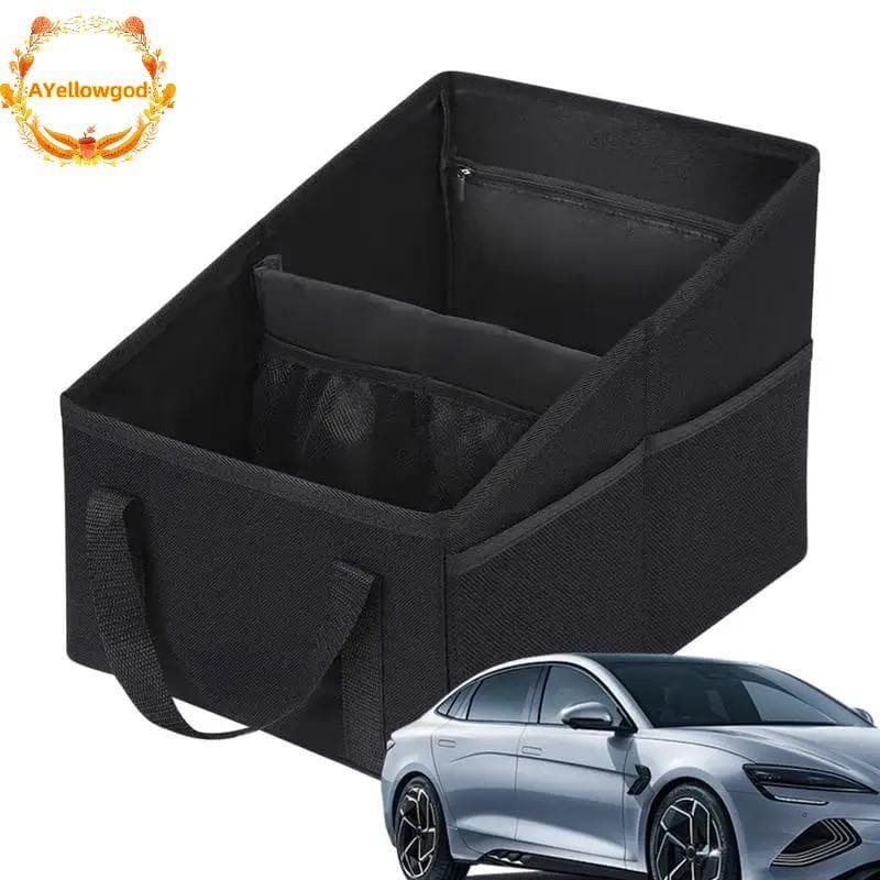 AYellowgod Organizador De Porta-Malas De Carro , Caixa Organizadora De Armazenamento Alta Capacidade , Economiza Espaço