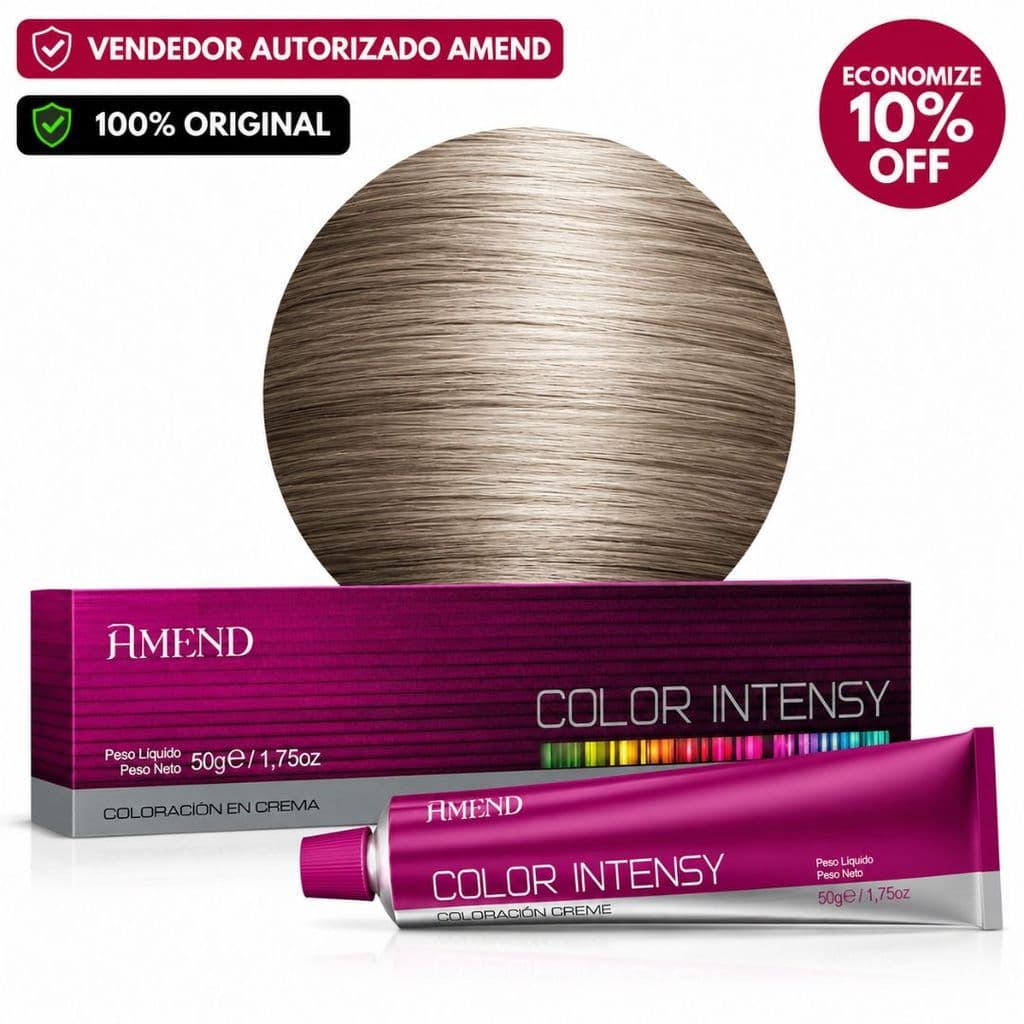 Coloração 8.1 Louro Claro Acinzentado Amend Color Intensy