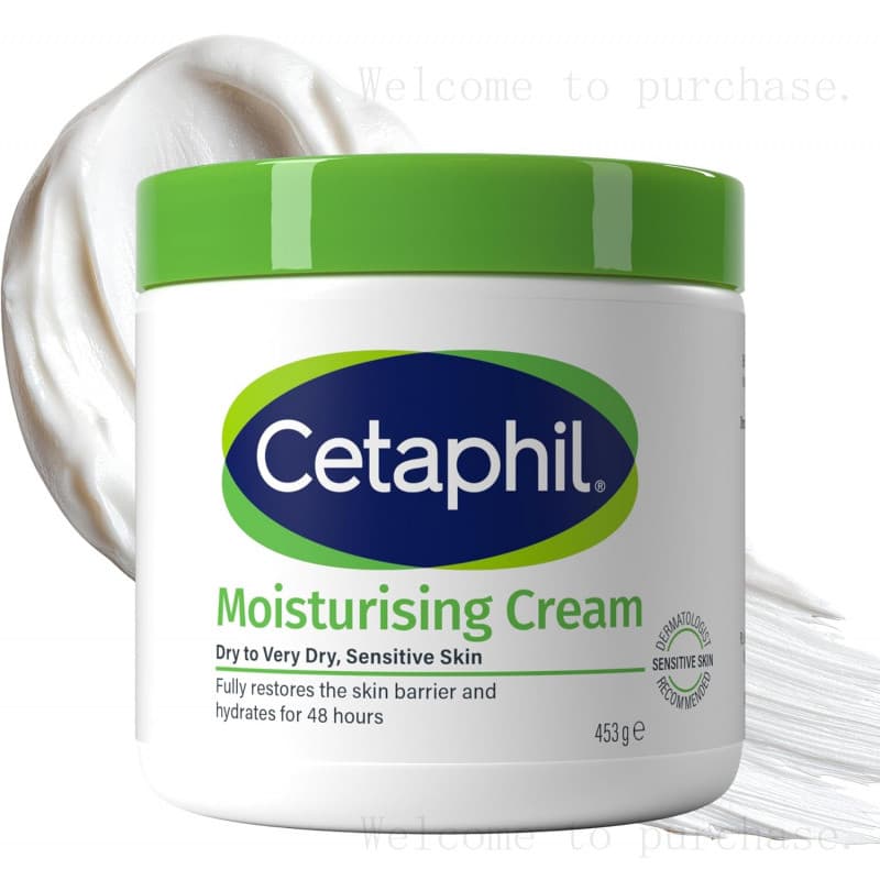 Hidratante Corporal Cetaphil, 453g, Creme Hidratante para Pele Seca a Muito Seca e Sensível, Com Niacinamida e Vitamina