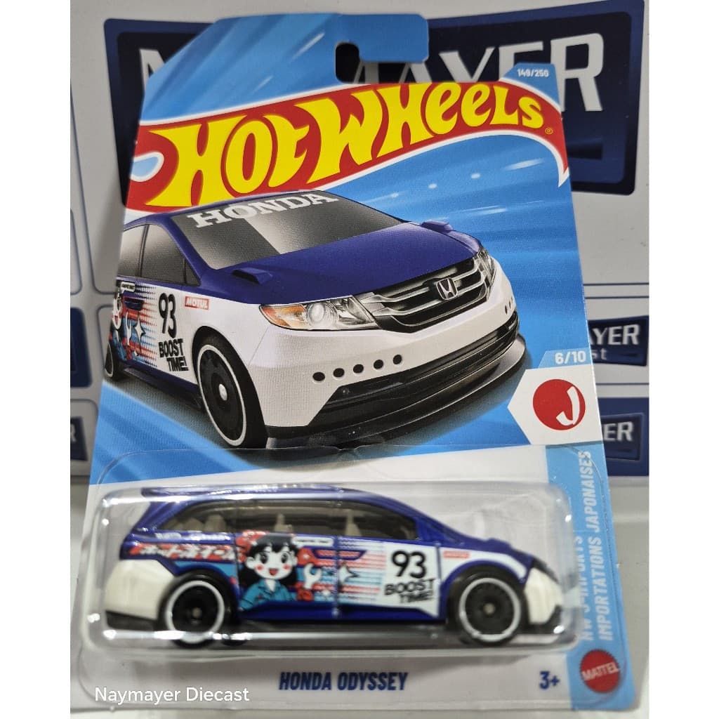 Hot Wheels Honda Odyssey Azul