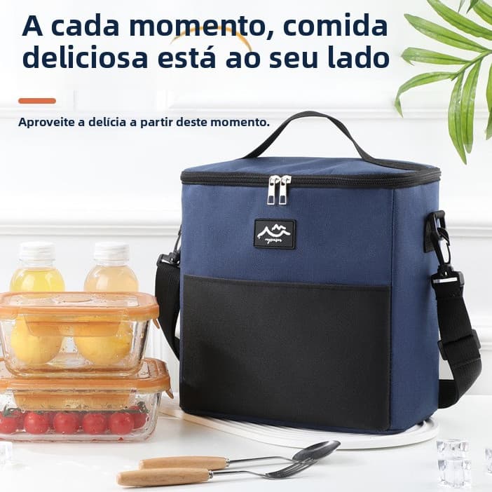 Bolsa Térmica Portatil Marmita Viagem Com Alça Saco de isolamento