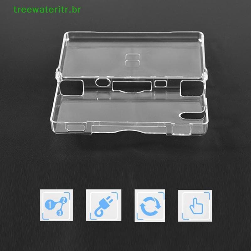 treewateritr Capa Protetora Transparente Com Lente De Tela Para DS Lite NDSL br