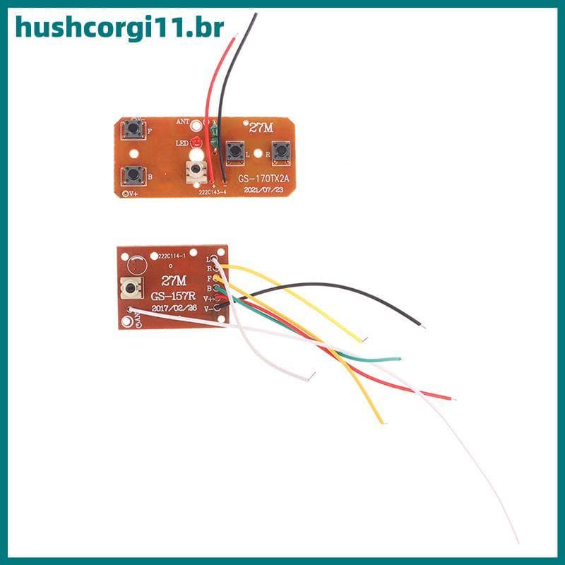 HUSH 4CH RC Car Controle Remoto Transmissor Receptor Placa Com Antena Para DIY BR