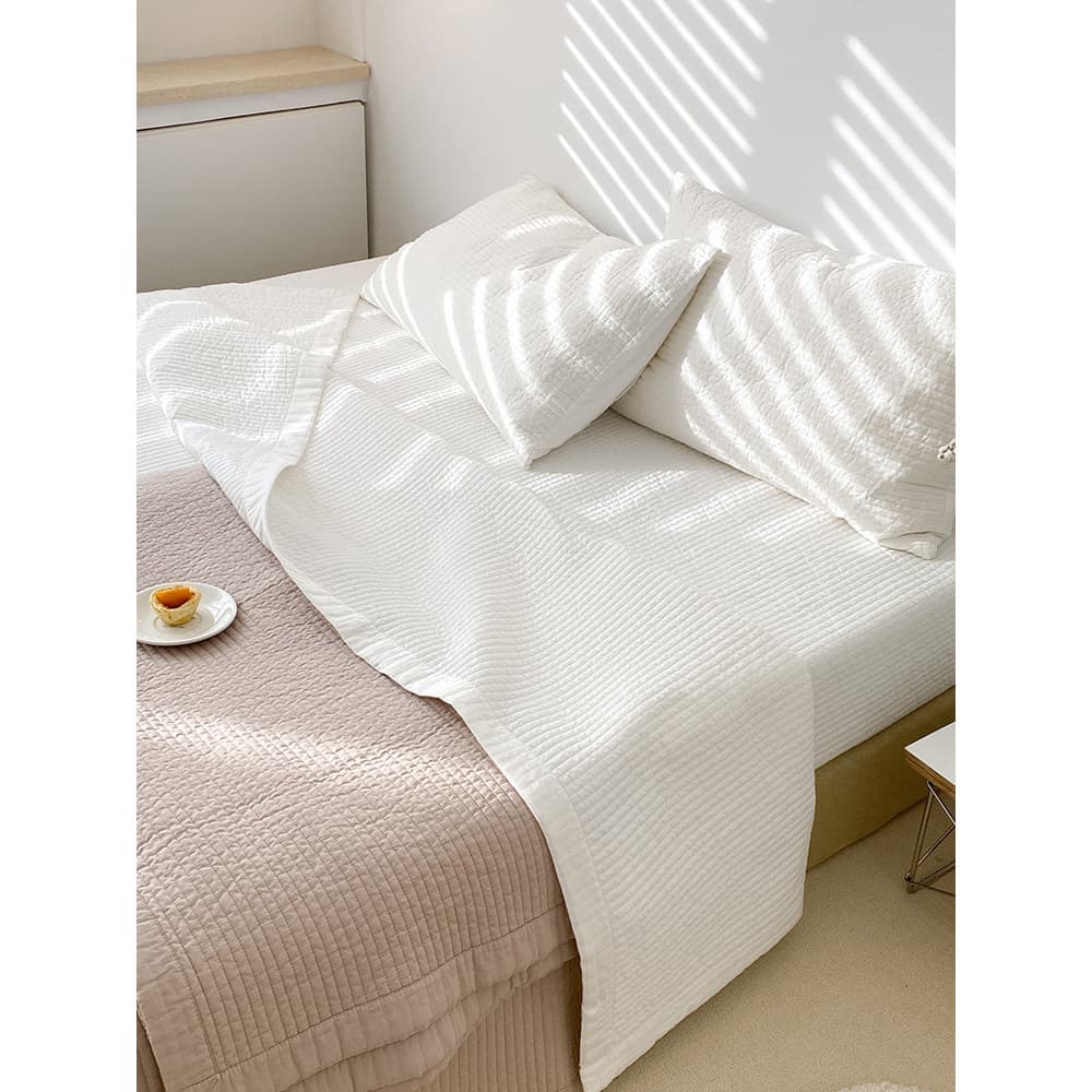 Coreia coreana ins capa de cama de algodão puro conjunto de três peças quatro estações Universal respirável Tatami algod