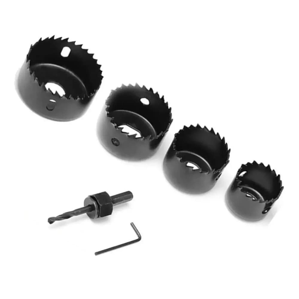 Serra Copo Fertak Tools 6 Peças Aço Para Madeira Drywall