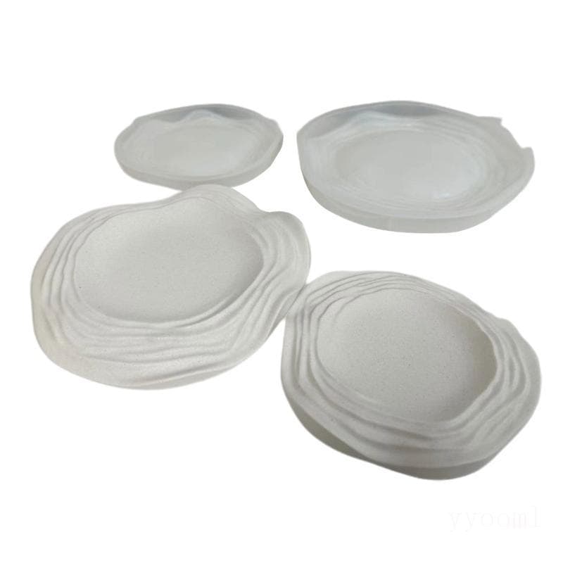 yyooml Molde Resina Epóxi Gesso, Moldes Fundição Placa Armazenamento Joias Concreto