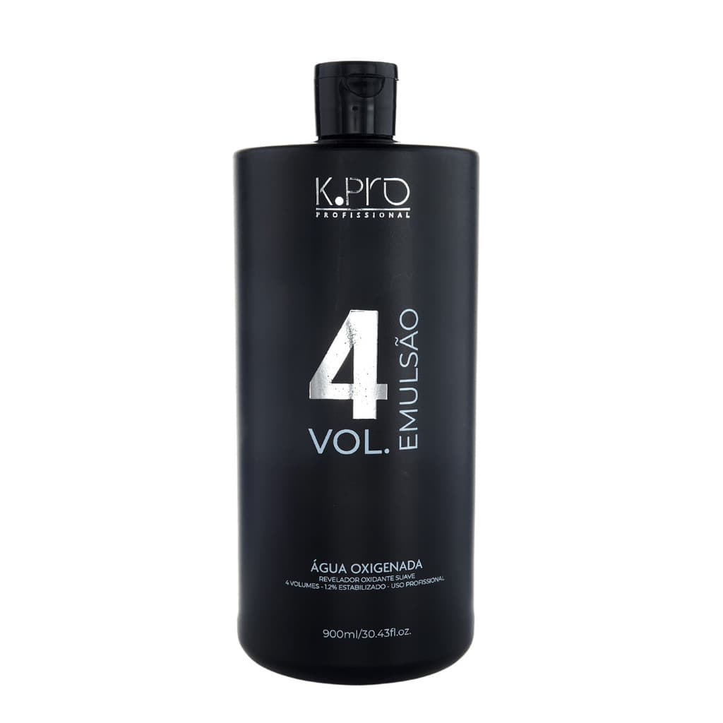 Água Oxigenada K.pro 4 Volumes Emulsão Revelador Suave 900ml