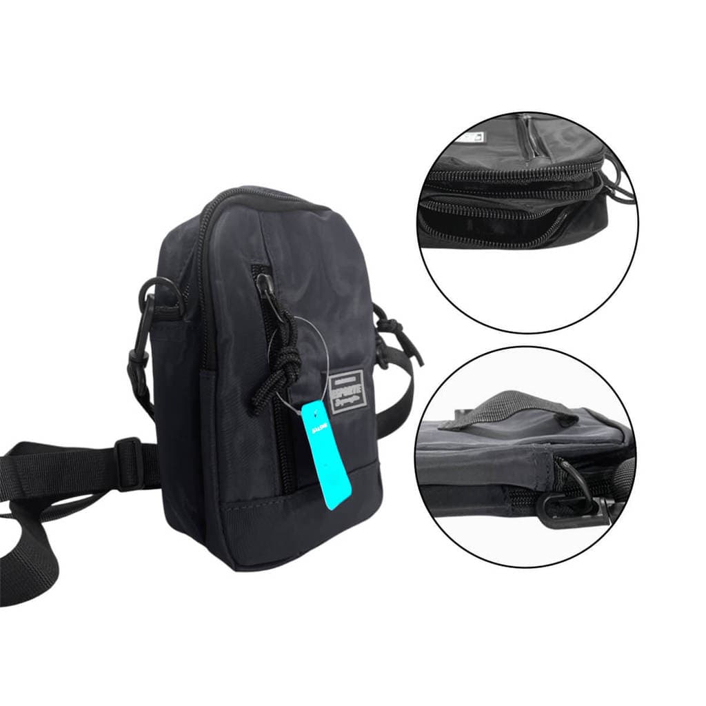 Bolsa Tiracolo Pochete Preto
