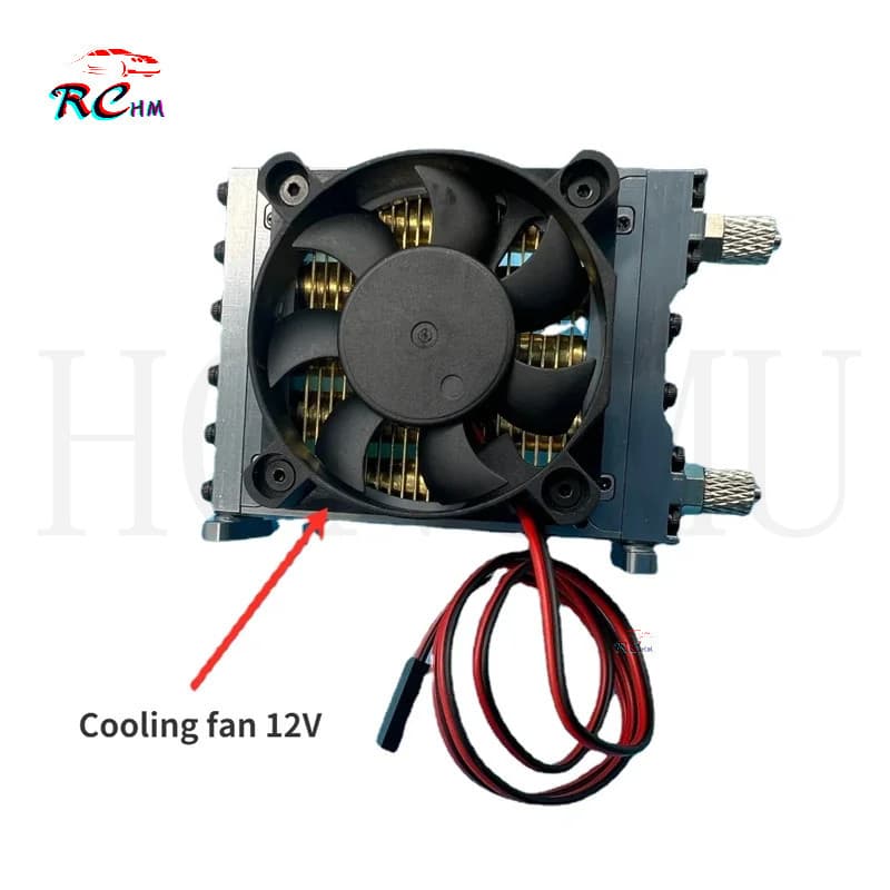 Modelo Hidráulico RC Radiador Sistema Refrigeração Veículo De Engenharia Hidráulica Aplicável IXTI