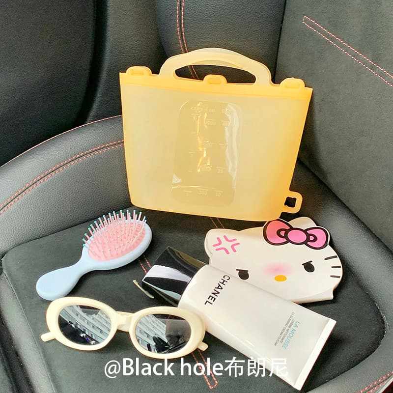 🔥 Necessaire de Viagem Impermeável 🔥 Bolsa Necessaire Feminina Portátil Necessaire de Maquiagem em Silicone VENDA QUEN